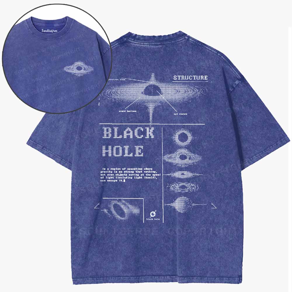 Soulisfree  Into The Singularity Washed Tee