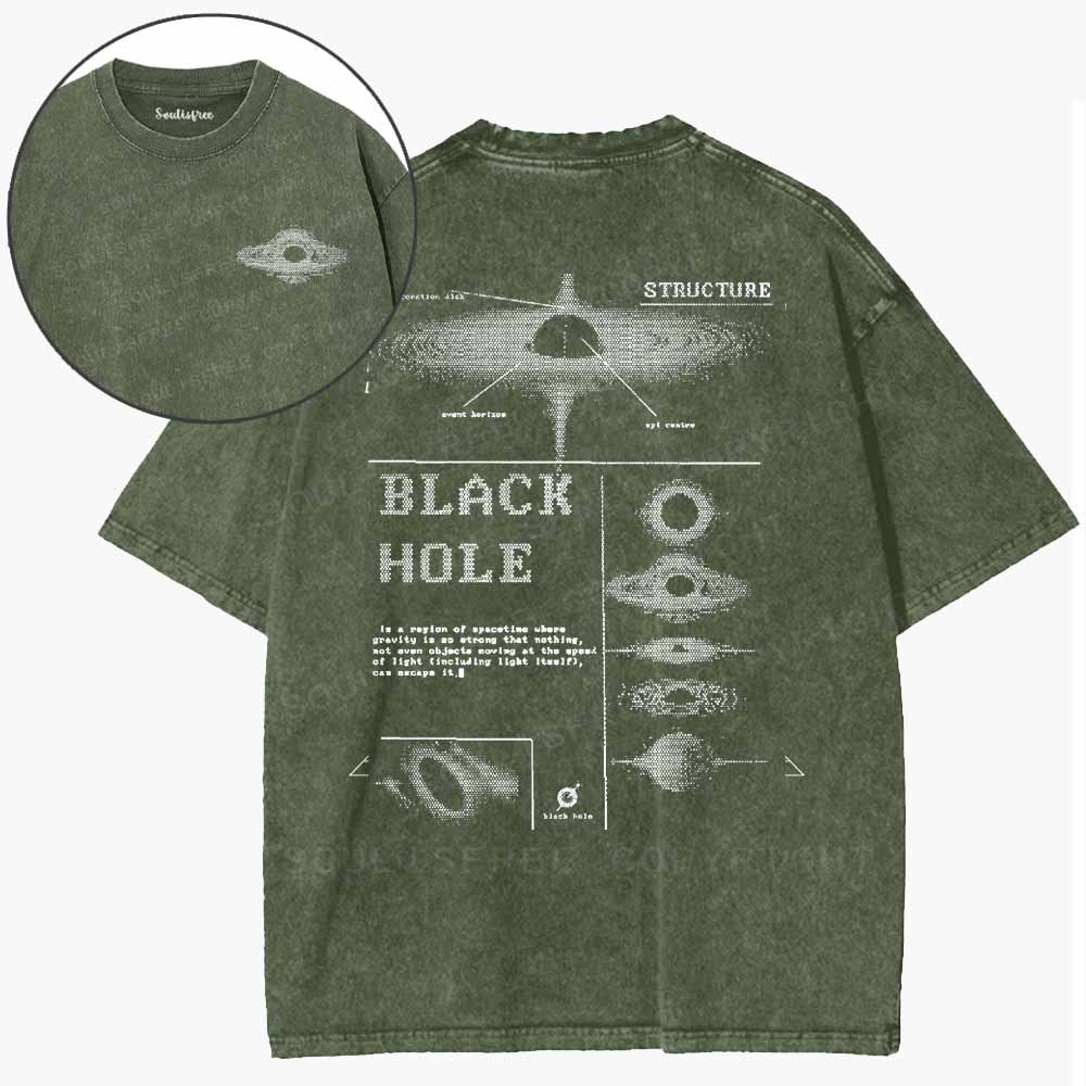 Soulisfree  Into The Singularity Washed Tee