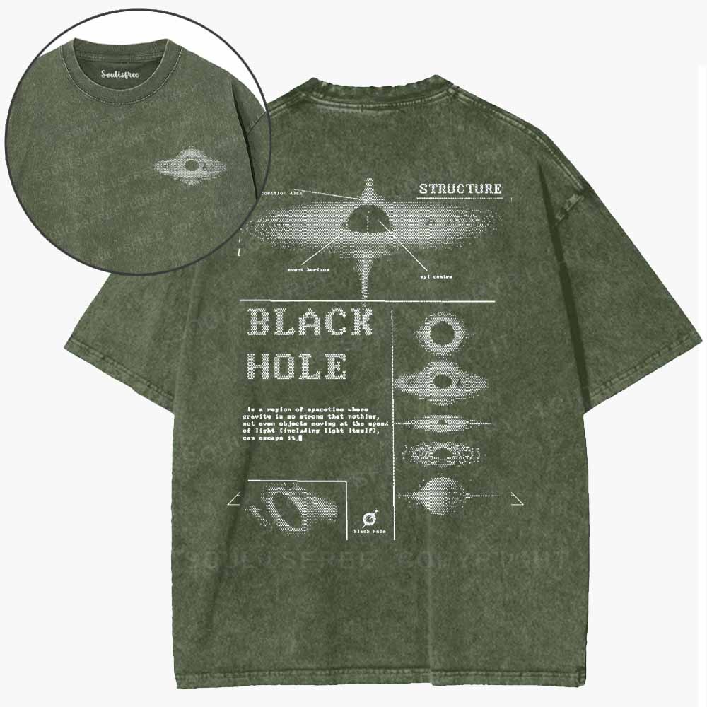 Soulisfree  Into The Singularity Washed Tee