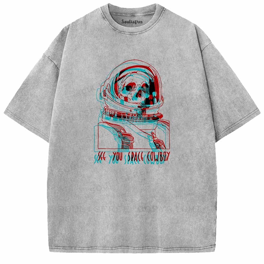 Soulisfree  SEE YOU SPACE COWBOY Washed Tee