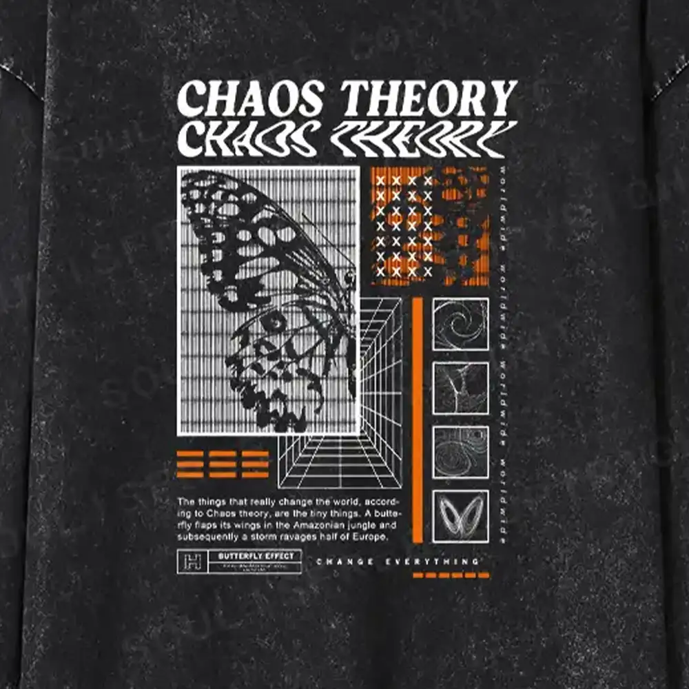 Chaos Theory Washed Long Sleeve Shirt