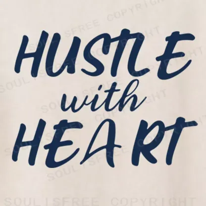 Hustle With Heart Washed T-shirt