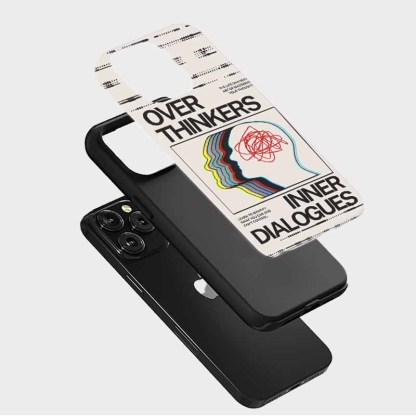 Soulisfree Cognitive Flux Echo Neural Loop Aesthetic  Matte Phone Case