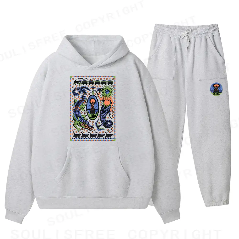 Mysterious Place Fleece Hoodie Set