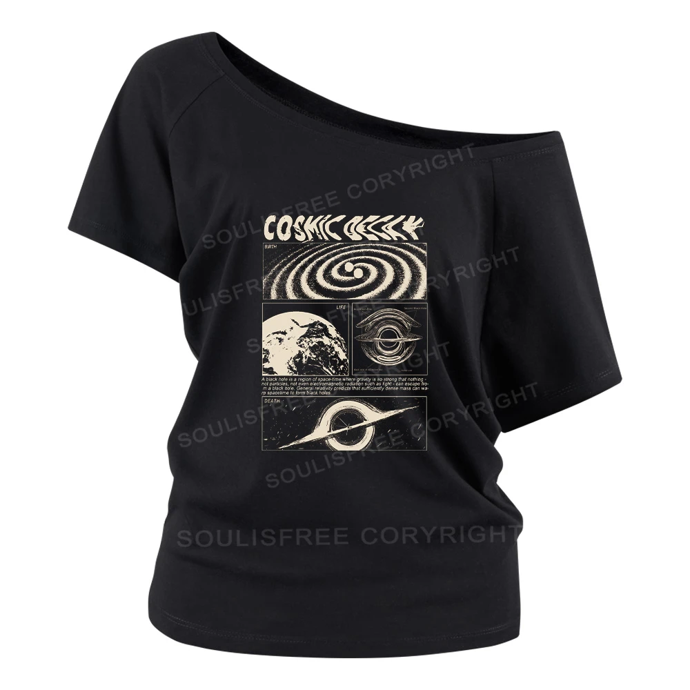 Universe Collapse Off Shoulder Top