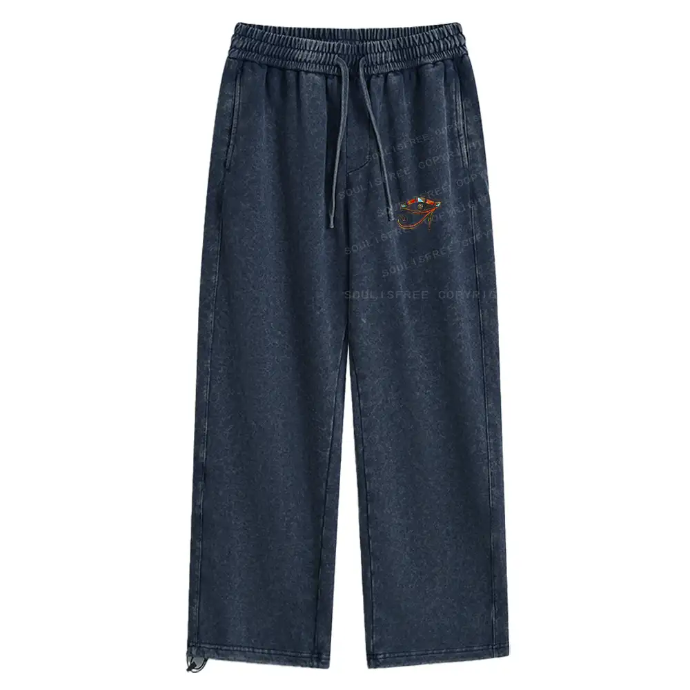 Eye Of Horus Washed Baggy Sweatpants