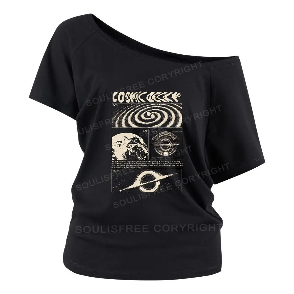 Universe Collapse Off Shoulder Top