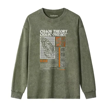 Chaos Theory Washed Long Sleeve Shirt