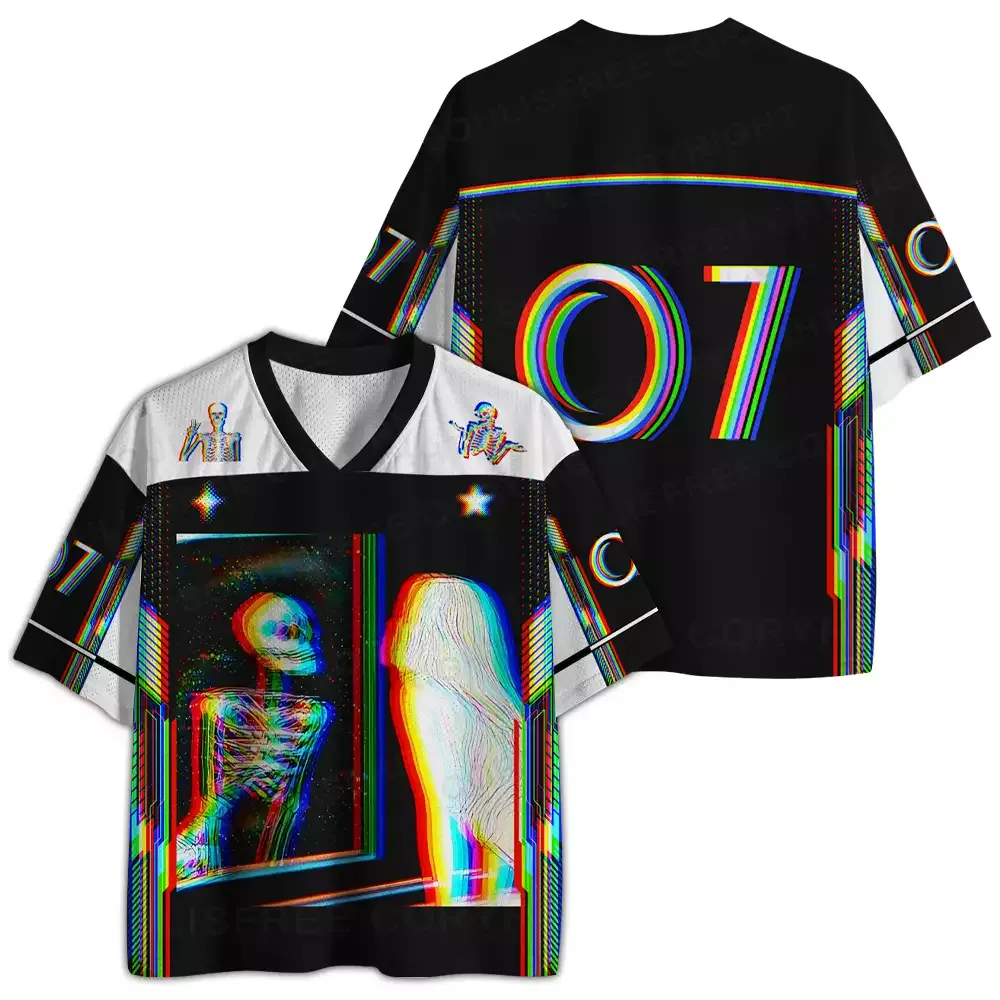Cyber Skeleton Dichotomy Mesh Jersey