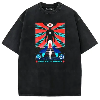 Sacred Eye Neon City Washed T-shirt