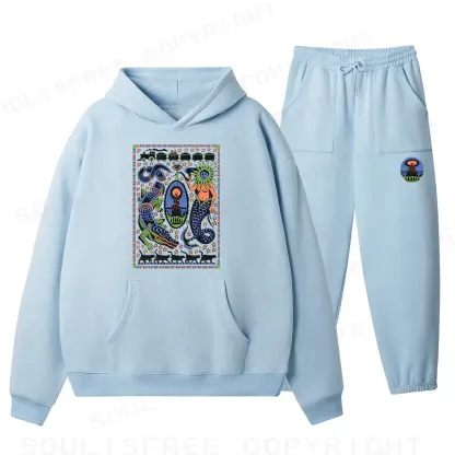 Mysterious Place Fleece Hoodie Set