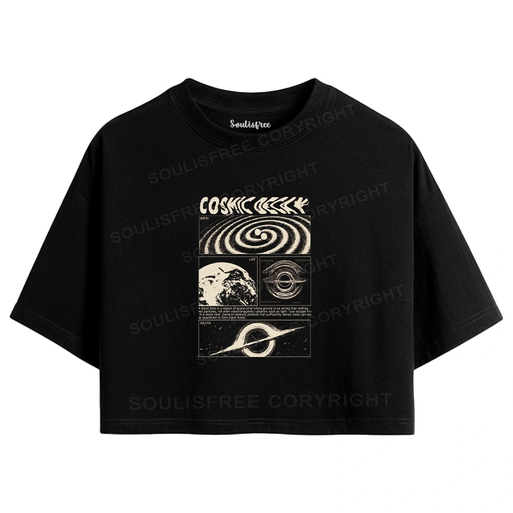 Universe Collapse Crop Top
