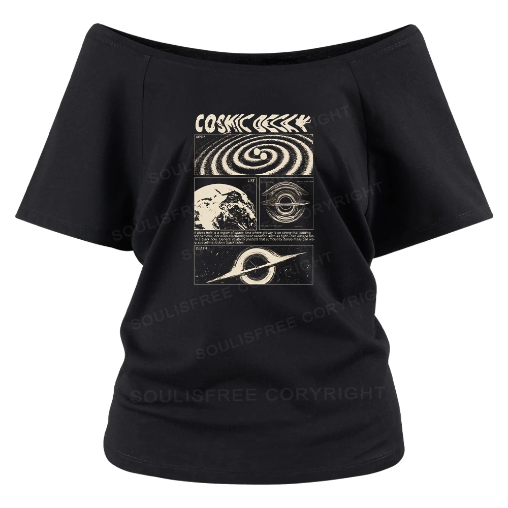 Universe Collapse Off Shoulder Top