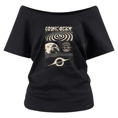 Universe Collapse Off Shoulder Top
