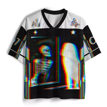 Cyber Skeleton Dichotomy Mesh Jersey