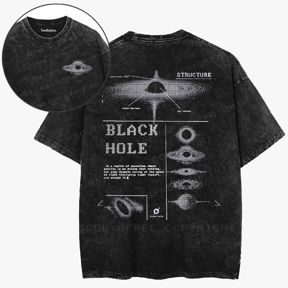 Soulisfree  Into The Singularity Washed Tee