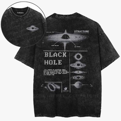 Soulisfree  Into The Singularity Washed Tee