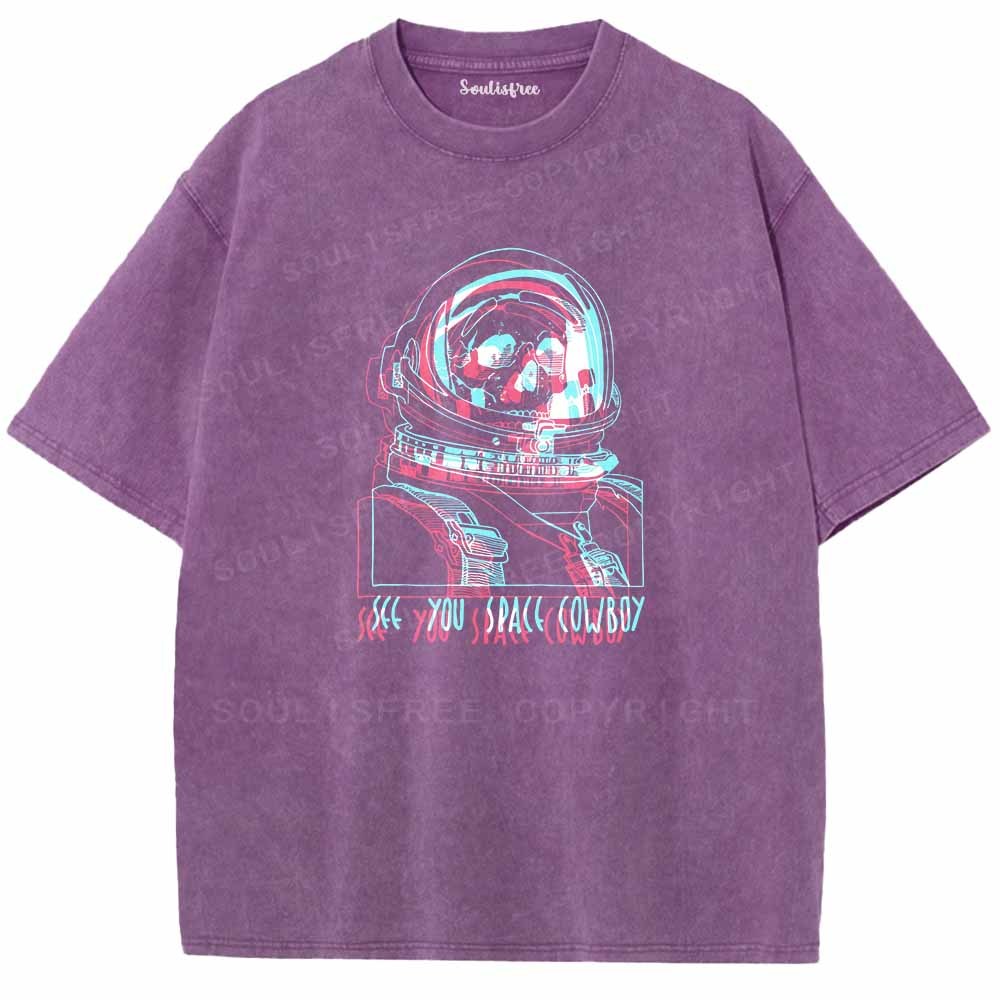 Soulisfree  SEE YOU SPACE COWBOY Washed Tee