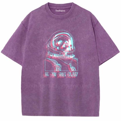Soulisfree  SEE YOU SPACE COWBOY Washed Tee