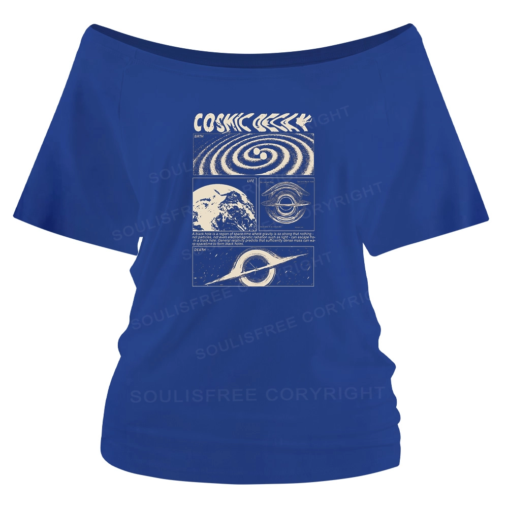 Universe Collapse Off Shoulder Top