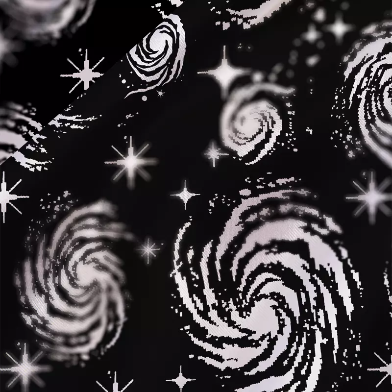 Soulisfree Galactic Swirl: A Cosmic Journey Satin Mini Dress