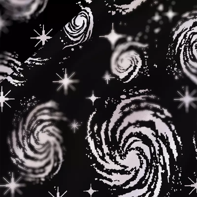 Soulisfree Galactic Swirl: A Cosmic Journey Satin Mini Dress