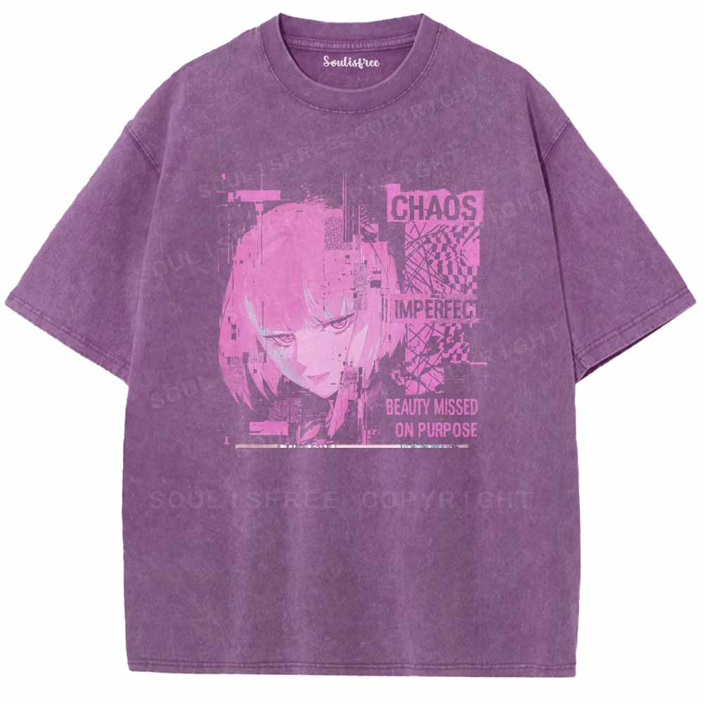 Soulisfree BEAUTY MISSED ON PURPOSE Washed Tee