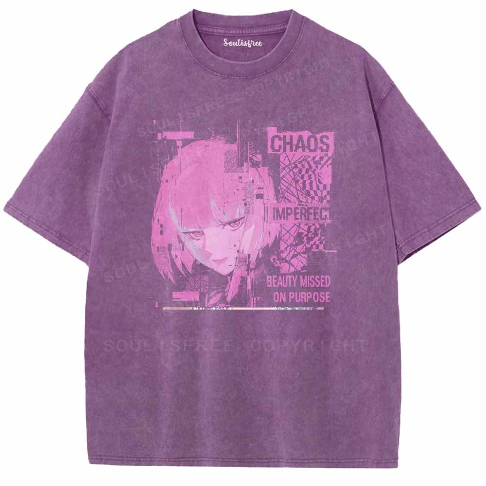 Soulisfree BEAUTY MISSED ON PURPOSE Washed Tee