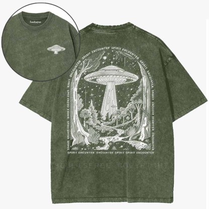 Soulisfree  Cosmic Wilderness Visit Washed Tee