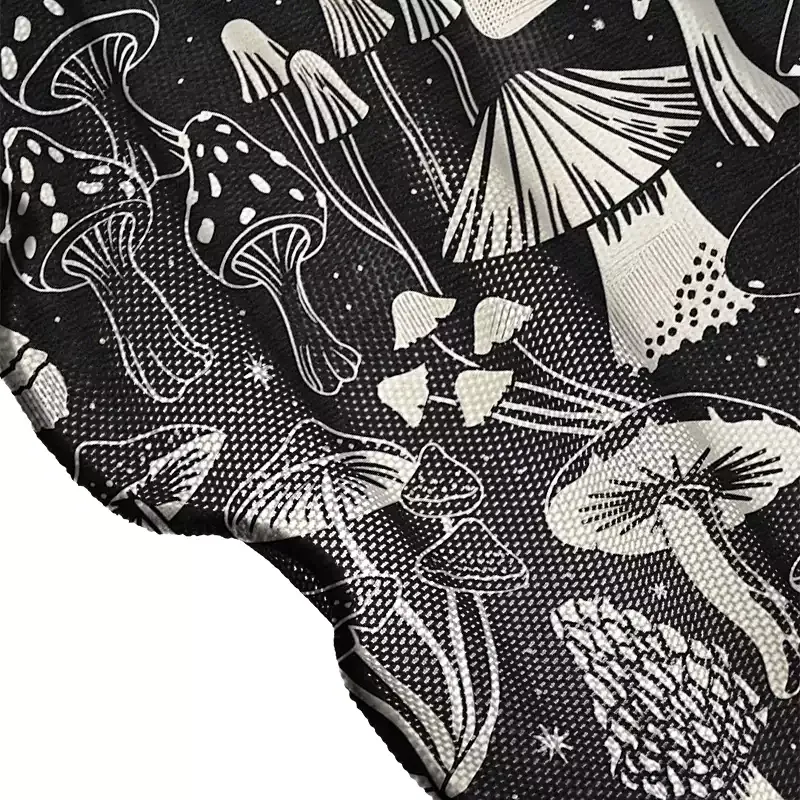 Soulisfree Mystic Mushroom Forest Sheer Mesh Cover Up