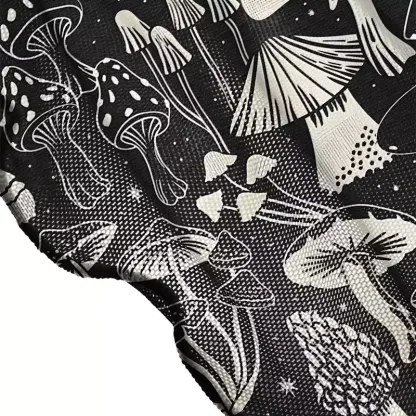 Soulisfree Mystic Mushroom Forest Sheer Mesh Cover Up
