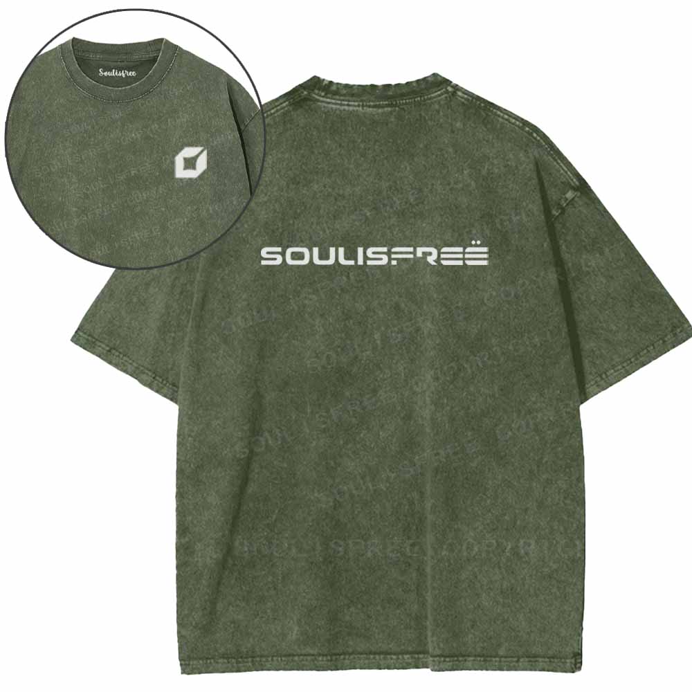 Soulisfree  Soul Is Free Washed Tee