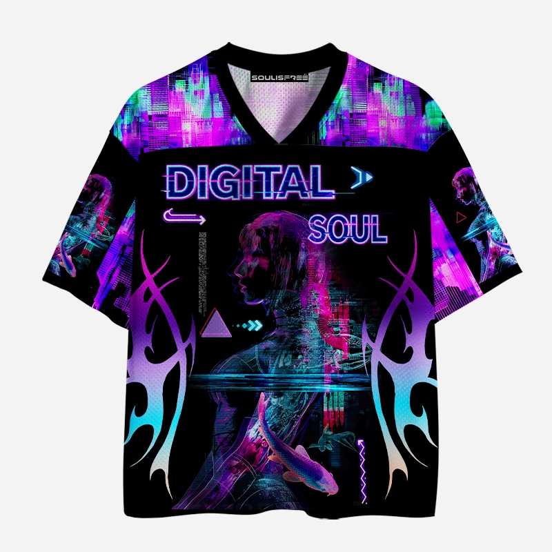 Soulisfree Digital Soul Cyberpunk Mesh Jersey
