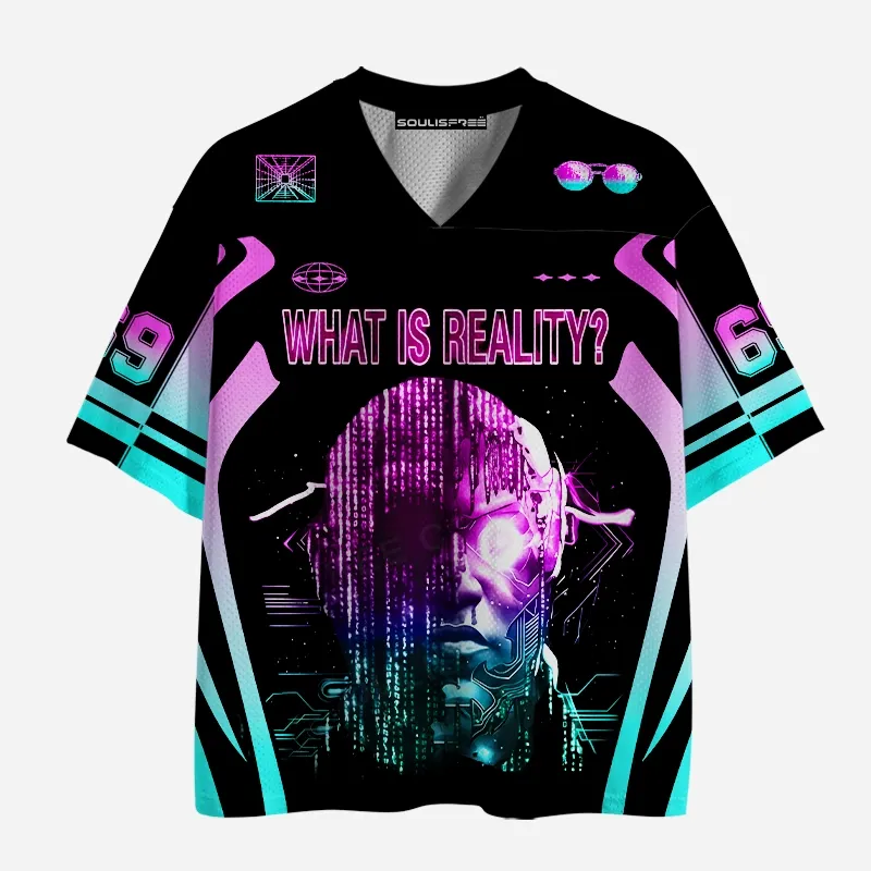 Soulisfree WHAT IS REALITY? Mesh Jersey