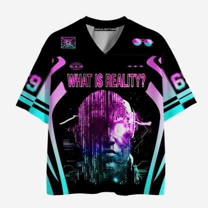Soulisfree WHAT IS REALITY? Mesh Jersey