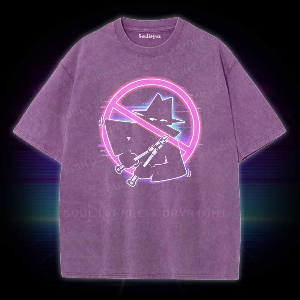 Soulisfree Retro Cyberpunk Spy Washed Tee