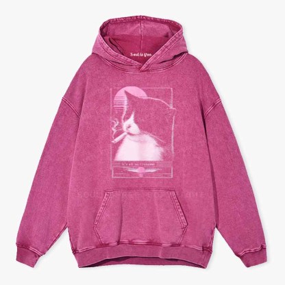 Soulisfree It's All So Tiresome  Washed Hoodie