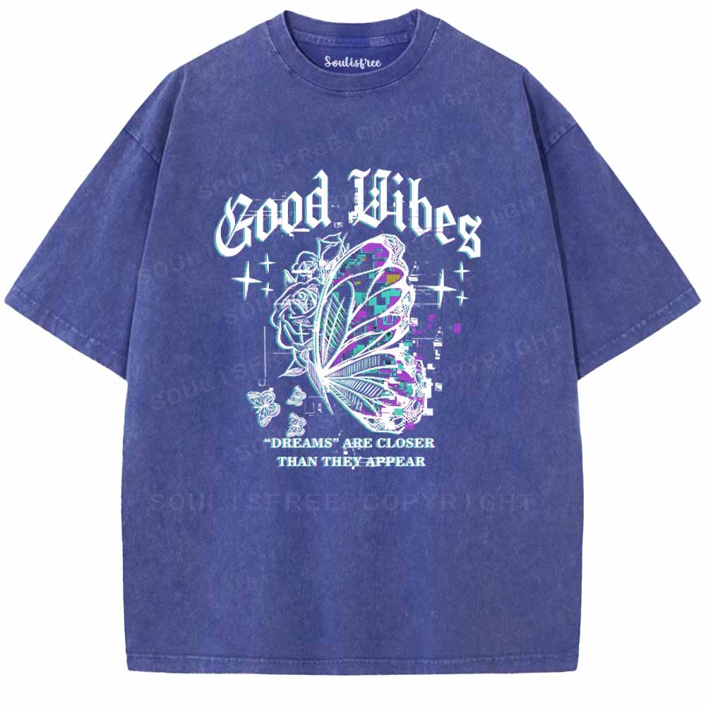 Soulisfree Good Vibes Washed Tee