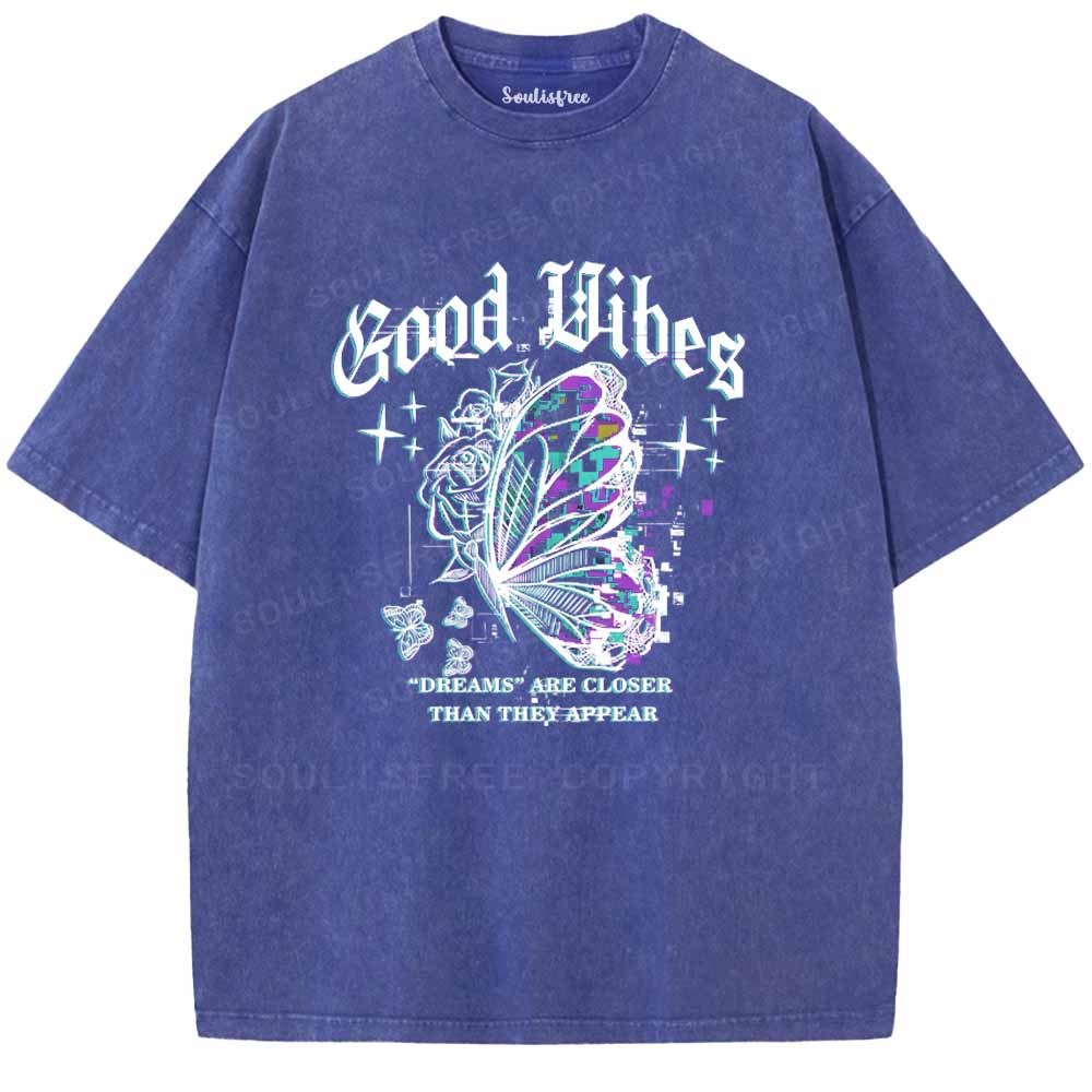 Soulisfree Good Vibes Washed Tee