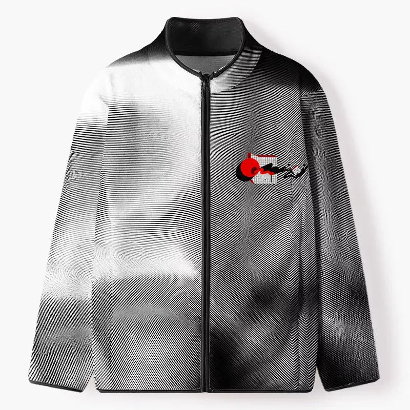 Soulisfree Between Order And Chaos Flannel Zip-Up Jacket
