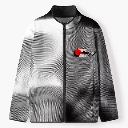 Soulisfree  Between Order And Chaos Flannel Zip-Up Jacket