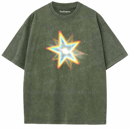 Soulisfree Neon Soul Starlight Washed Tee