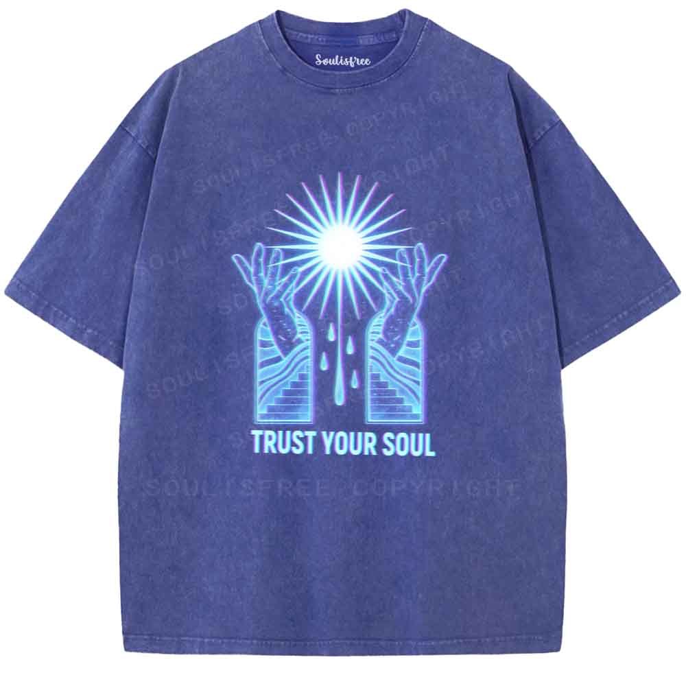 Designed Soulisfree  Washed Tee（水洗T模板） | Soulisfree