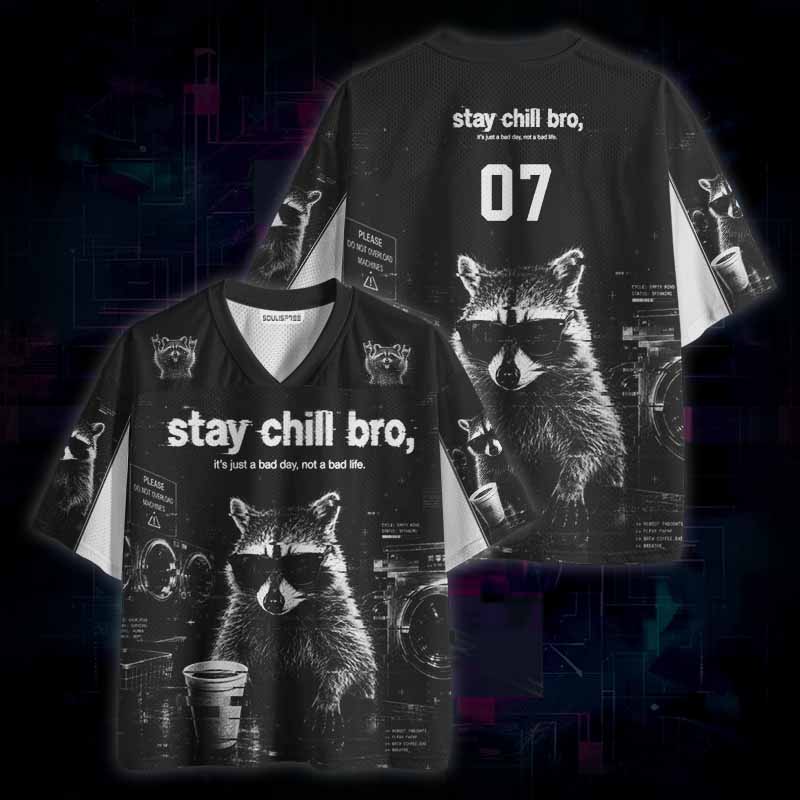 Soulisfree STAY CHILL, BRO Mesh Jersey