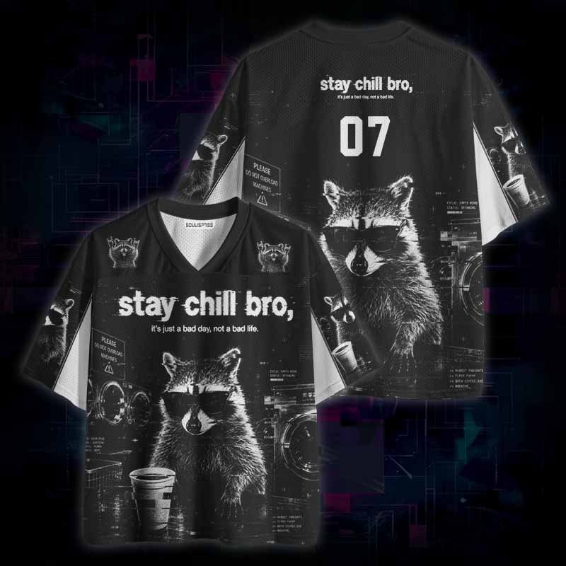 Soulisfree STAY CHILL, BRO Mesh Jersey