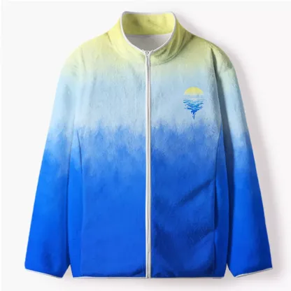 Soulisfree  Where Time Stands Still Flannel Zip-Up Jacket