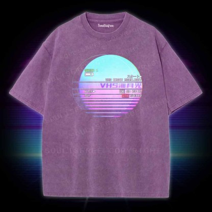Soulisfree VHS Ocean Moonlight Washed Tee