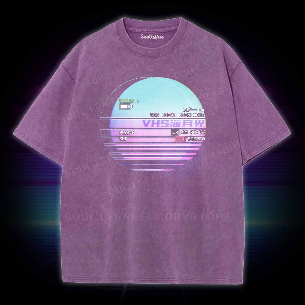 Soulisfree VHS Ocean Moonlight Washed Tee