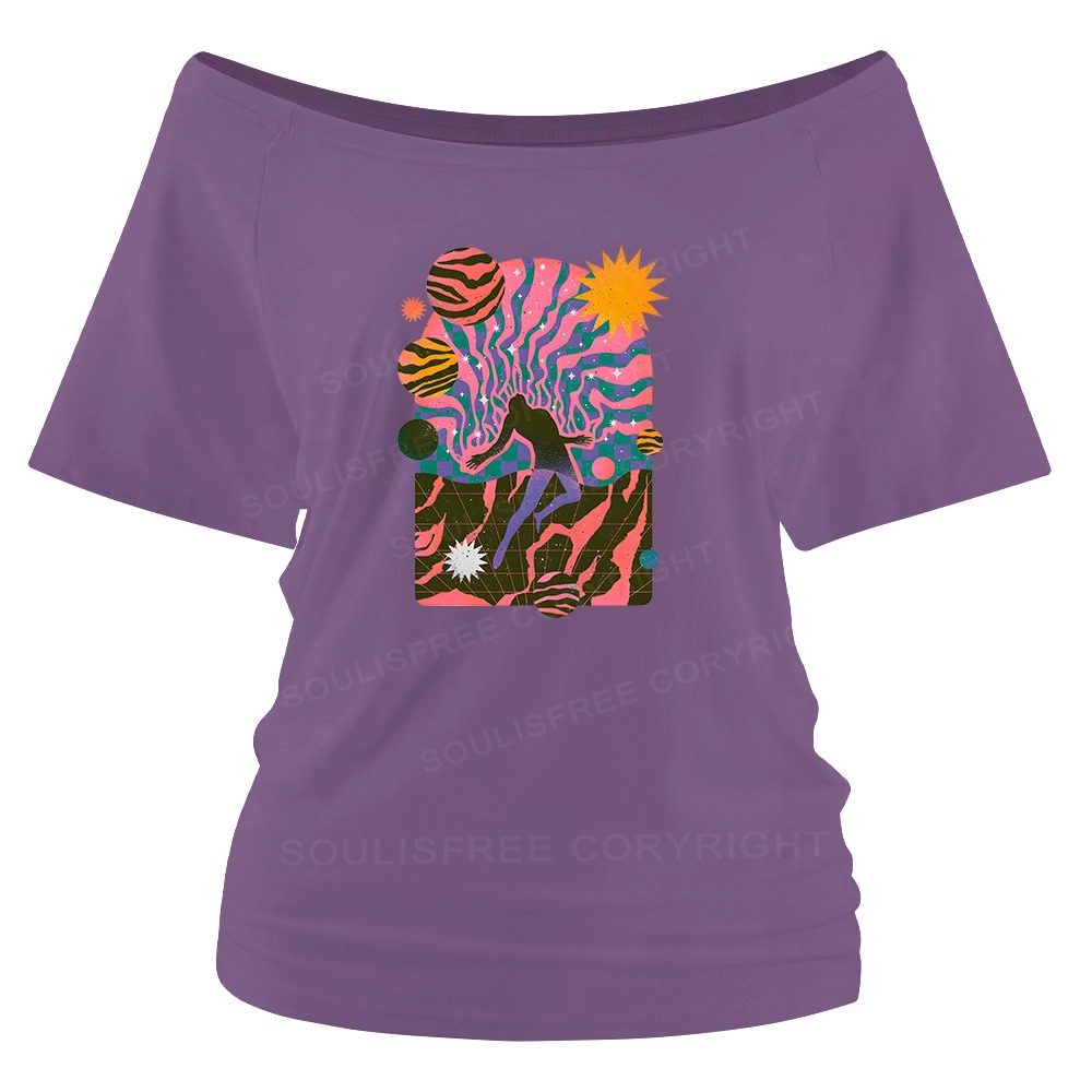 Dystopia Off Shoulder Top 