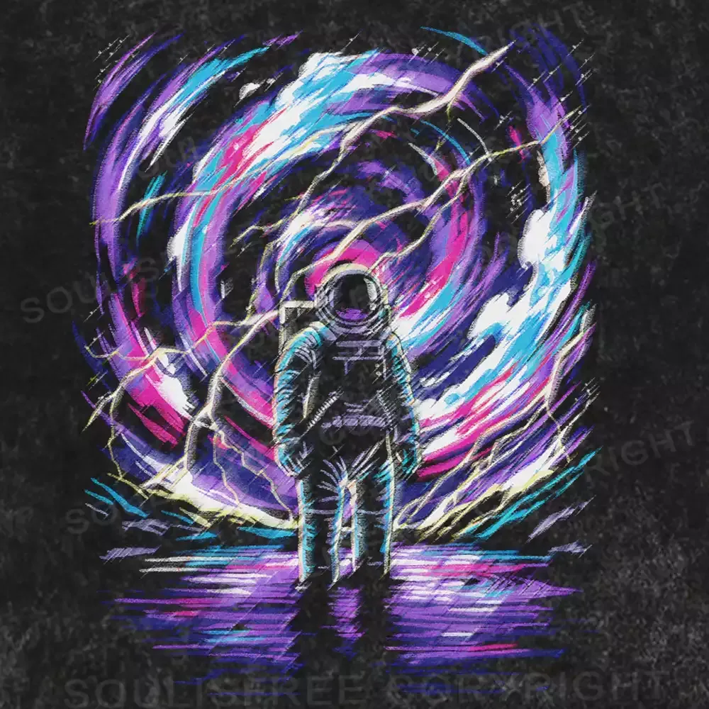Cosmic Rebel Washed Space T-shirt